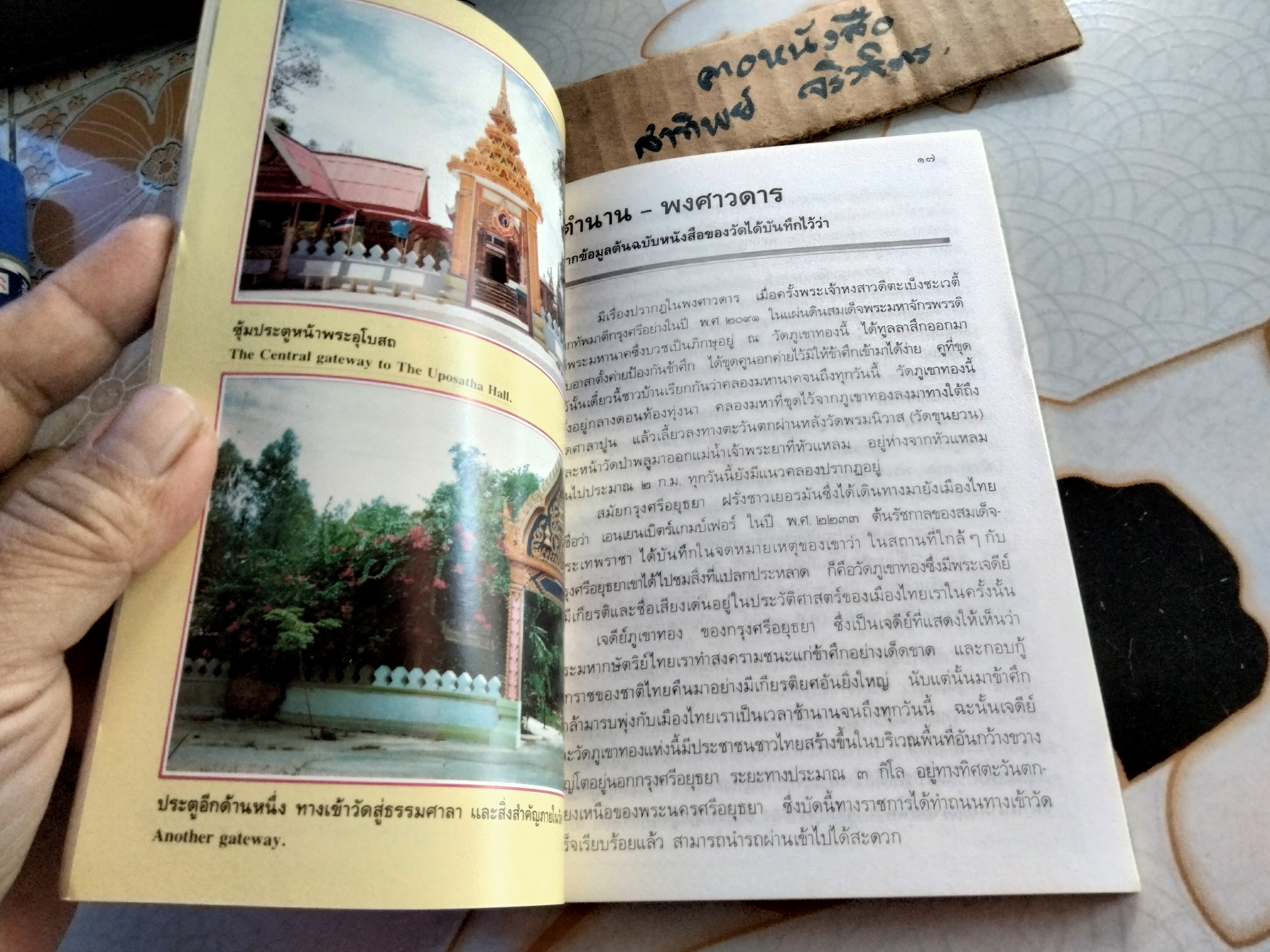 ประวัติ วัดภูเขาทอง ต.ภูเขาทอง อ.พระนครศรีอยุธยา จ.พระนครศรีอยุธยา **สินค้าหมด**