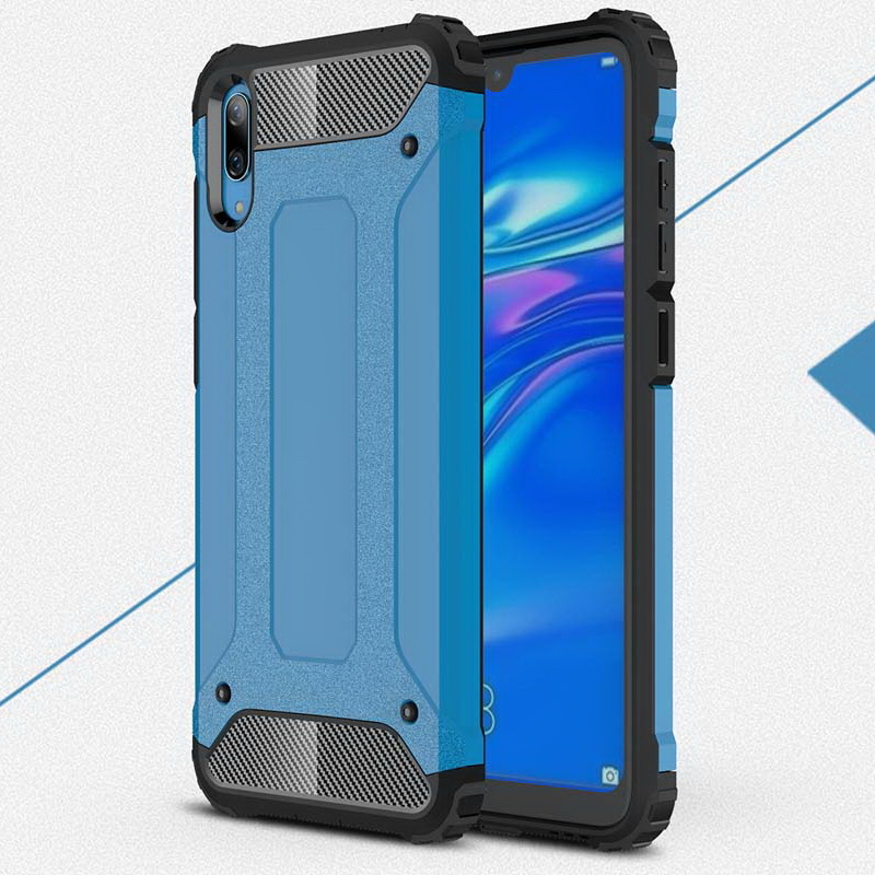 เคส Huawei Y7 Pro (2019) #เคสฝาหลังเกราะป้องกัน ไฮบริด พลาสติก+TPU