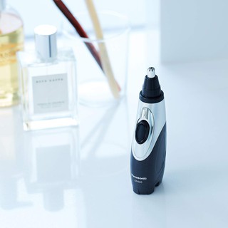 Panasonic® Nose & Facial Hair Trimmer #ER430K ทริมเมอร์ พานาโซนิค Wet/Dry Battery-Operated with Vacuum Cleaning System