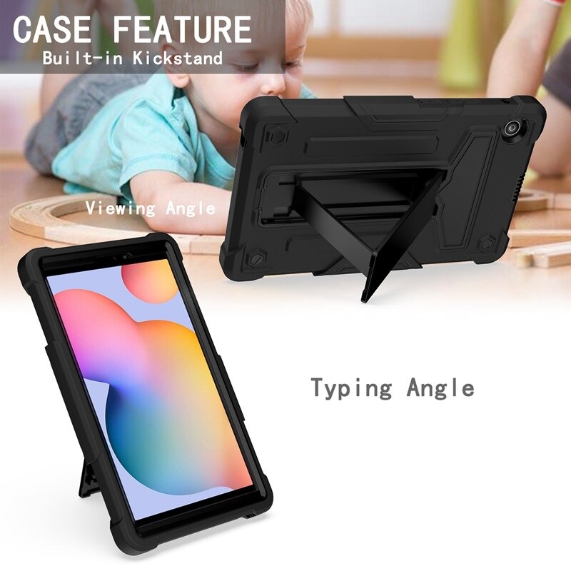 Case Huawei MatePad T8 8 นิ้ว #เคสฝาหลังกันกระแทกมีขาตั้ง Kickstand PC Silicone Armour Defender