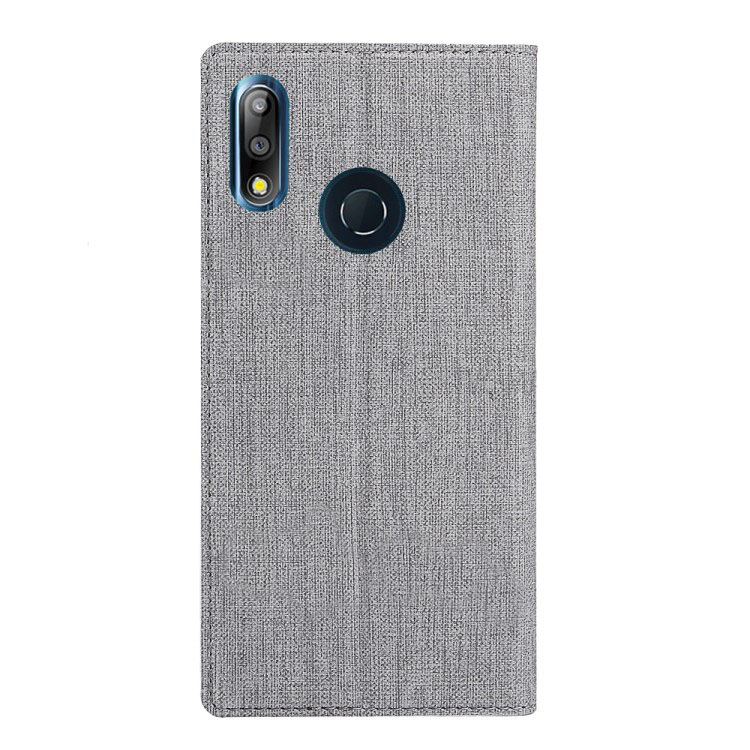 Case Asus Zenfone Max Pro (M2) ZB631KL #เคสฝาพับหนัง PU VILI DMX Cross Texture Leather คุณภาพดี