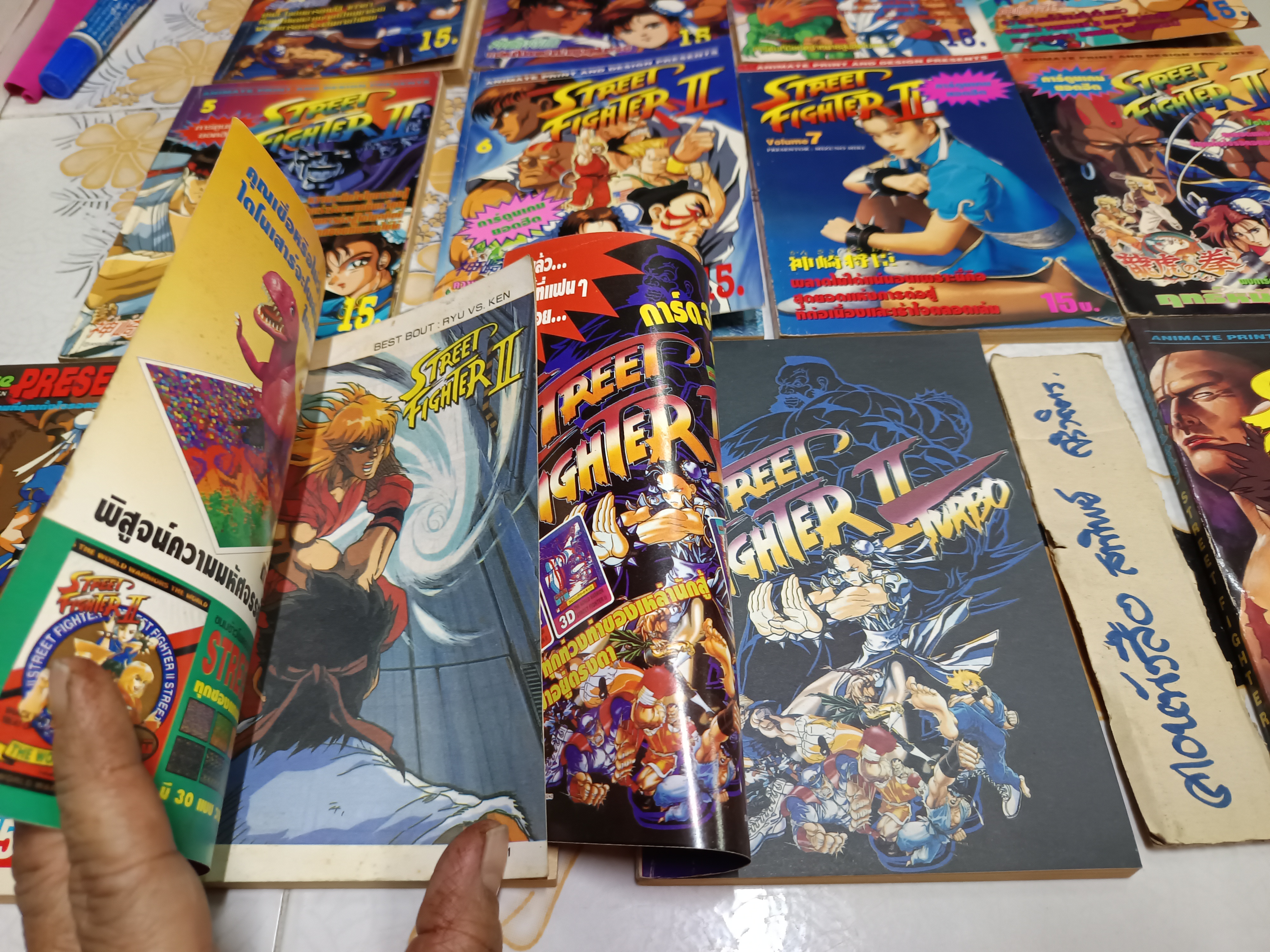 STREET FIGHTER II (เล่ม 1-11 พิมพ์ออกมาแค่นี้) + เล่มพิเศษ พิมพ์เก่า อนิเมท Animate **สินค้าหมด**