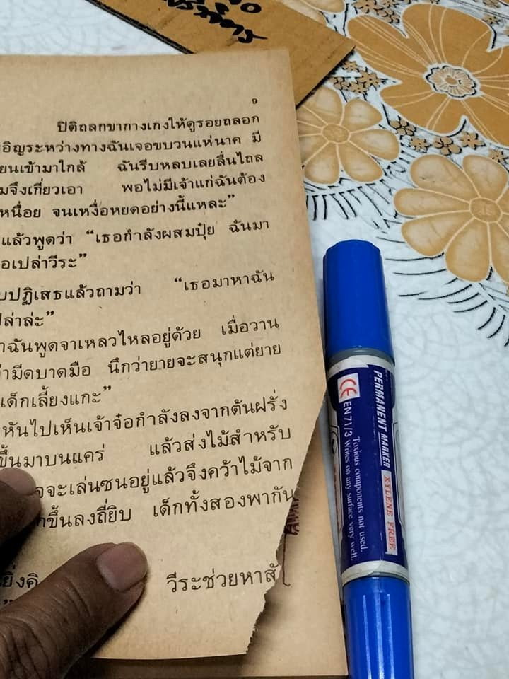 หนังสือเรียนภาษาไทย มานี มานะ ป.3 เล่ม 1 (ตำหนิ - หน้าที่ 9 มุมหนังสือมีรอยฉีกแหว่ง เนื้อหาหายไปบางส่วน)