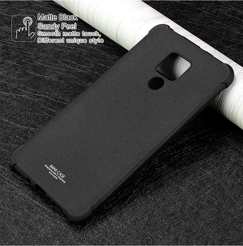 Case Huawei Mate 20 X #เคสฝาหลังSkin Feel Anti-drop TPU Case + ฟิล์มกันรอย Explosion-proof Screen Film