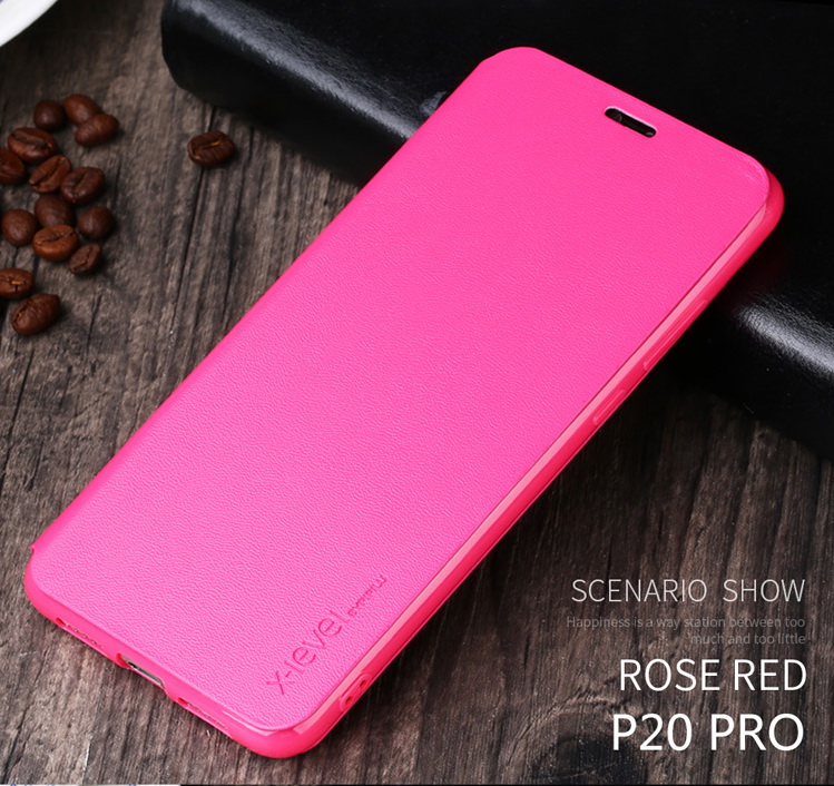 เคส Huawei P20 Pro #เคสฝาพับ X-LEVEL Folio Leather พับตั้งได้คุณภาพดี