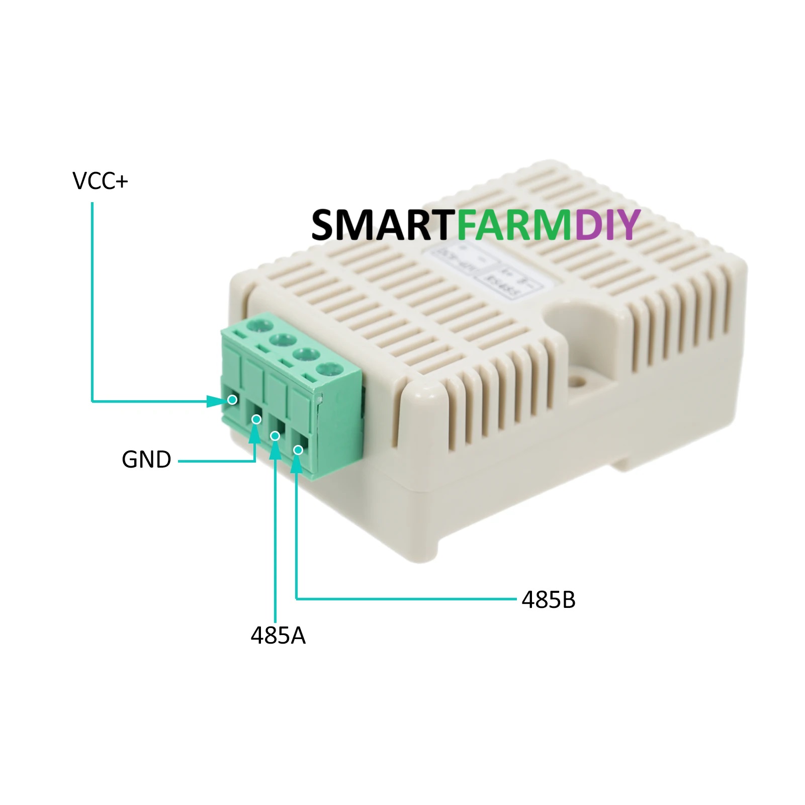 เซนเซอร์วัดค่า CO2 Sensor transmitter with MODBUS-RTU RS485 protocol, high precision, stable for industrial monitoring WTR10-B