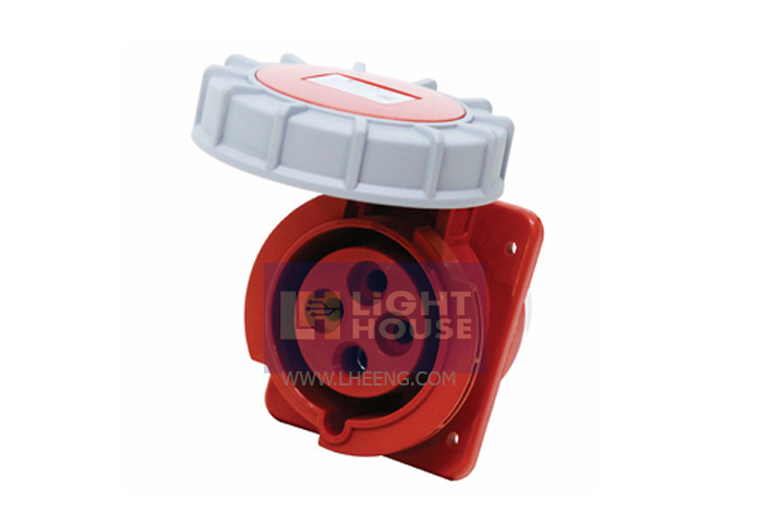 HTN-4141 "DAKO PLUG" เต้ารับฝังตรงกันน้ำ 3P+E 16A 400V IP67