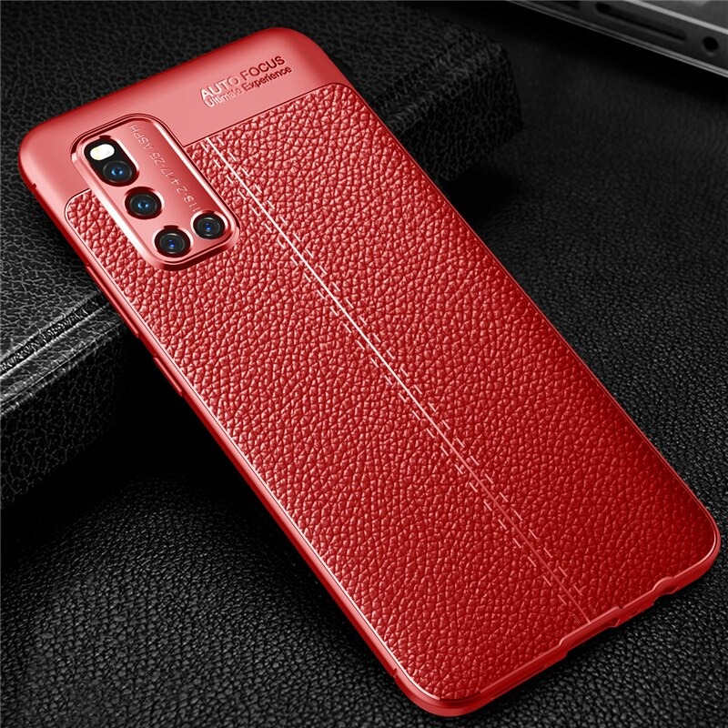 Case Vivo V19 #เคสฝาหลัง TPU ผิวลิ้นจี่ช่วยป้องกันลายนิ้วมือและกันลื่นได้ดี