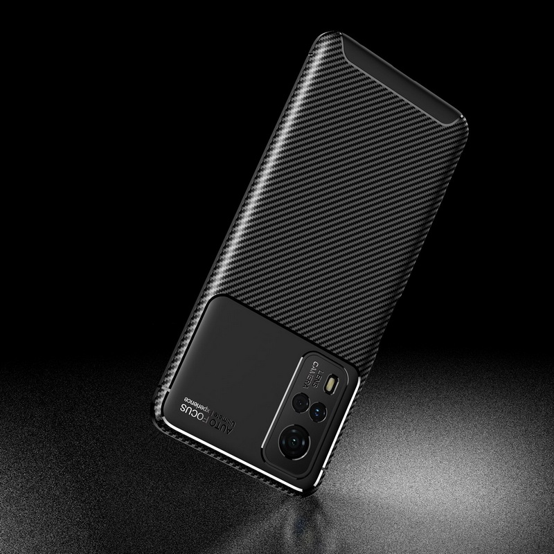 เคส Vivo Y31 2021 #เคสฝาหลังนิ่ม Carbon Fiber Anti-drop TPU Protection