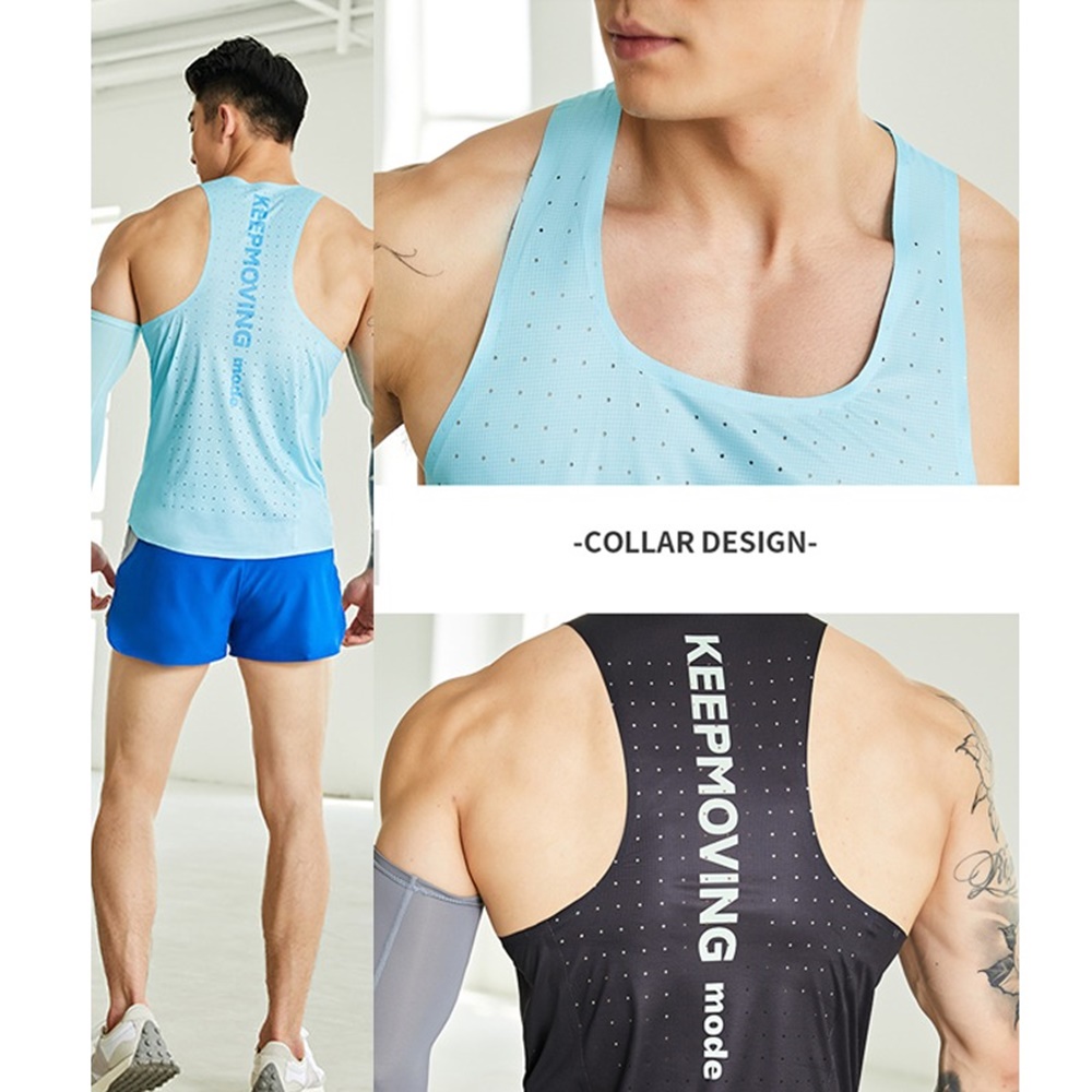 เสื้อกล้ามผู้ชาย ทรงอิลิทไร้รอยต่อ น้ำหนักเบา ใส่สบาย (S17)