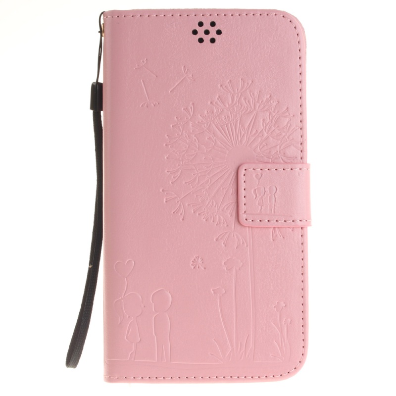 เคส Asus Zenfone 2 ZE550ML ZE551ML เคสหนังฝาพับปั้มลายลงบนปก มีสายคล้องข้อมือ สไตล์กระเป๋าสตางค์