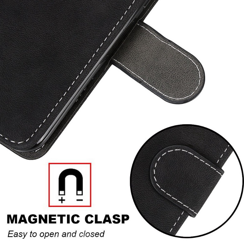 Case Samsung Galaxy A71 5G SM-A716F #เคสฝาพับหนัง PU ปกหนังสไตล์วินเทจผิวด้านแถบปิดแม่เหล็ก Vintage Matte Flip PU Leather Cover Magnetic Buckle Wallet Case Card Holder