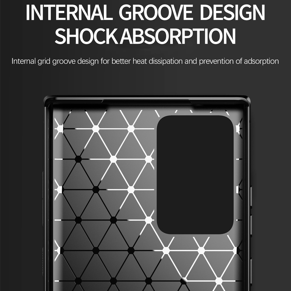 เคส Samsung Galaxy Note 20 / Note 20 5G #เคสคาร์บอนไฟเบอร์ ผิวขัดแปรง Brushered TPU Back Case