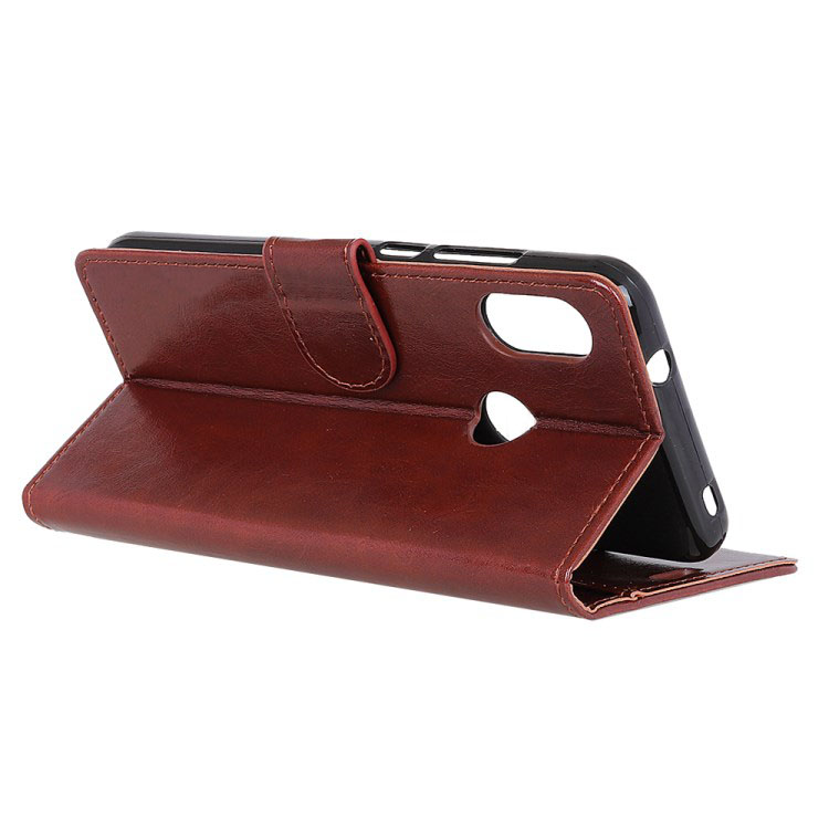 Case Huawei nova 3i #เคสฝาพับหนัง PU ผิวหนังม้าแบบกระเป๋าสตางค์ Crazy Horse Wallet Leather