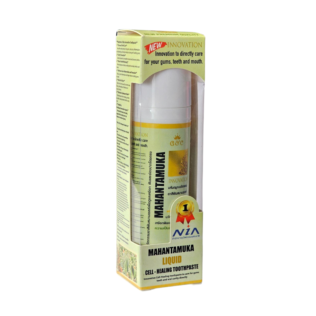 MAHANTAMUKA Liquid Toothpaste / มหันตมูกะ ยาสีฟัน สมานเซลล์ชนิดน้ำ 100g.