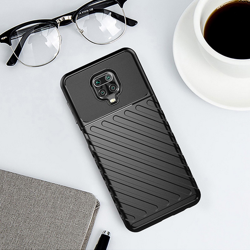 เคส Redmi Note 9 Pro/Redmi Note 9S #เคสฝาหลัง TPU อ่อน Thunder Series Twill Texture Soft TPU