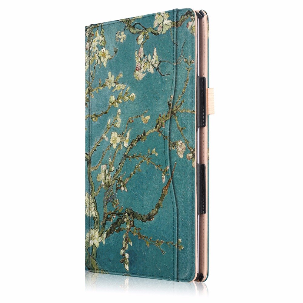 Case Huawei MediaPad M5 Pro 10.8 นิ้ว #เคสฝาพับหนัง PU พิมพ์ลายมีแถบยืดหยุ่นสวมนิ้ว Pattern Printing Pocket Front PU Leather with Elastic Band