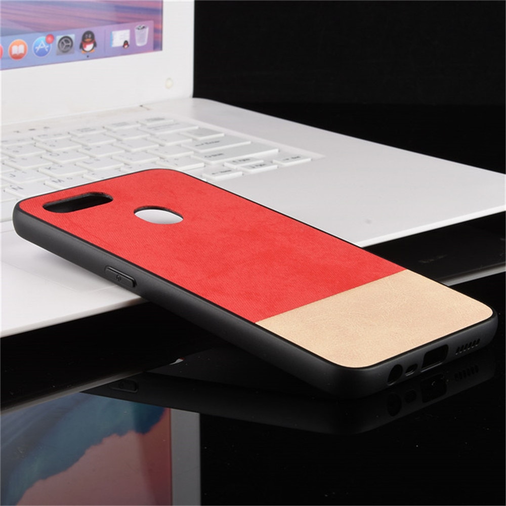 Case OPPO A5S #เคสฝาหลัง TPU Bi-color Splicing Coated PC + TPU Hybrid