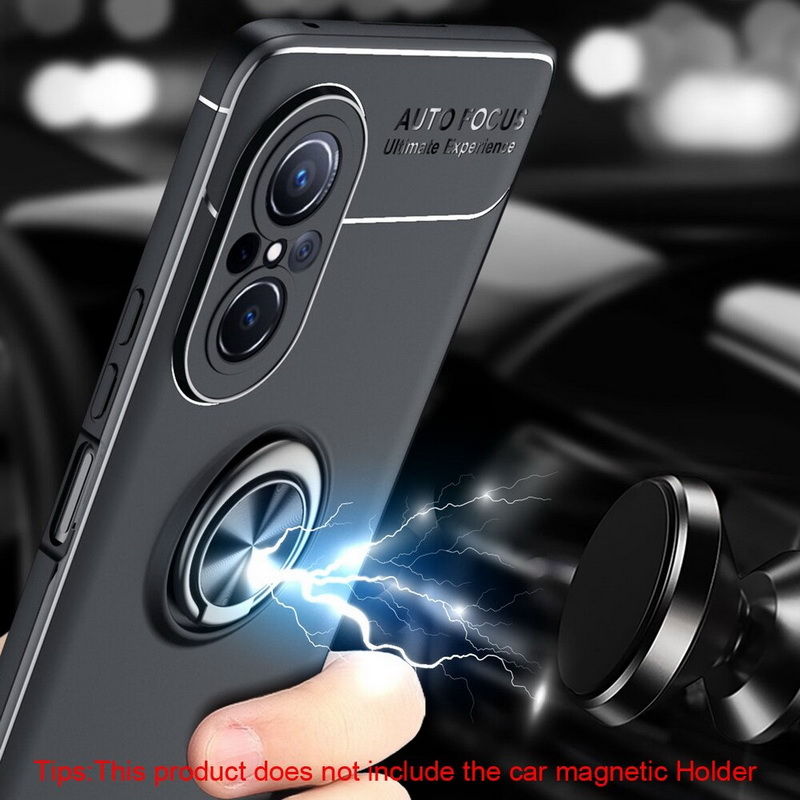 เคส Huawei Nova 9 SE #เคสฝาหลัง TPU นิ่มมีแหวนสวมนิ้ว Finger Ring Kickstand