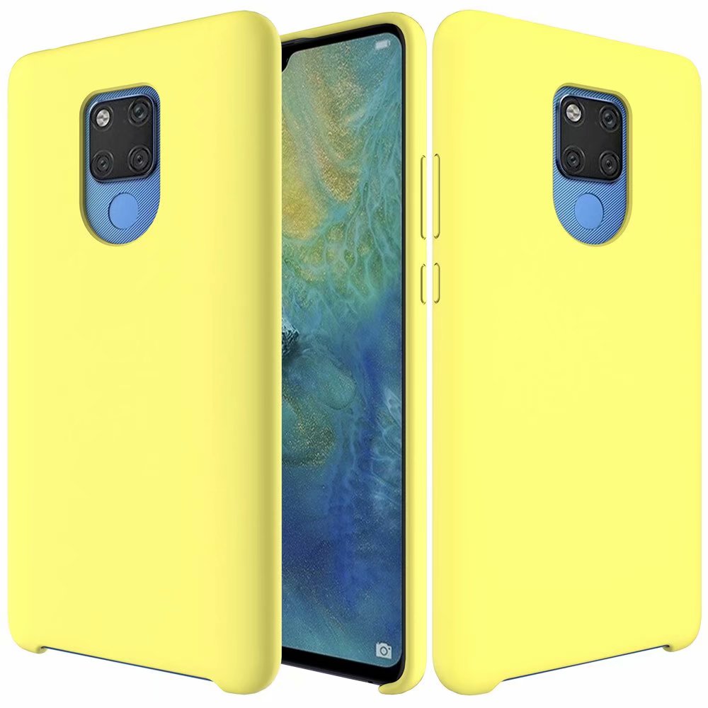 Case Huawei Mate 20 X #เคสฝาหลังซิลิโคนนิ่มคุณภาพดี Liquid Silicone Back Case