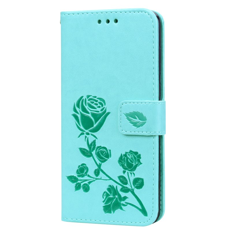 Case Huawei P20 Pro #เคสฝาพับหนัง PU ลายดอกกุหลาบแบบกระเป๋าสตางค์ HAT PRINCE Imprinted Rose Leather