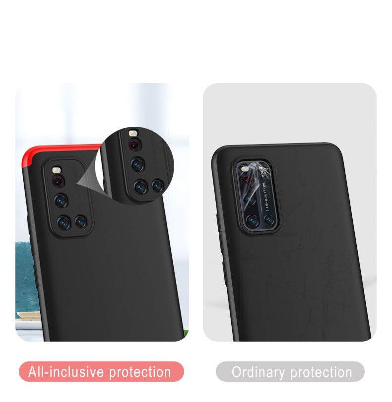 Case Vivo V19 #เคสฝาหลังพลาสติกแข็ง Detachable All-wrapped Matte แยกชิ้นได้