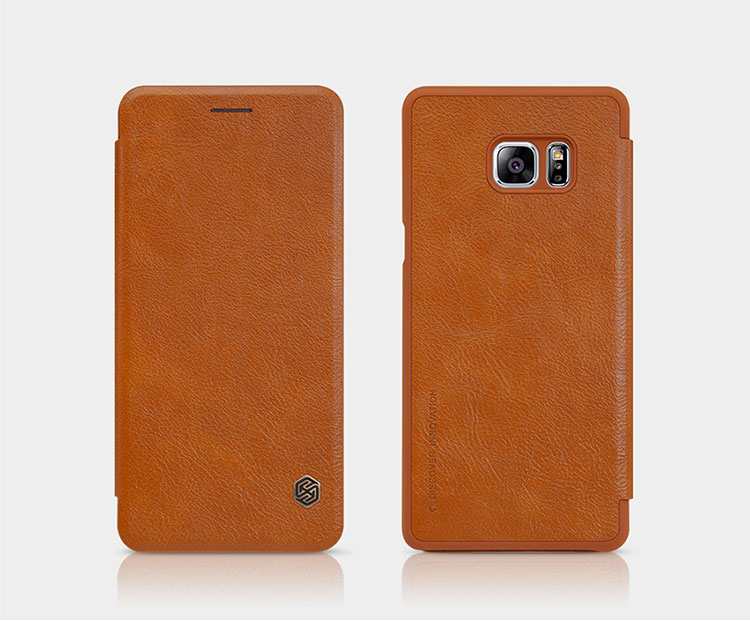 Case Samsung Galaxy Note FE/Fan Edition #เคสฝาพับ NILLKIN แท้รุ่น Qin Series คุณภาพดีราคาเบาๆสบายกระเป๋า