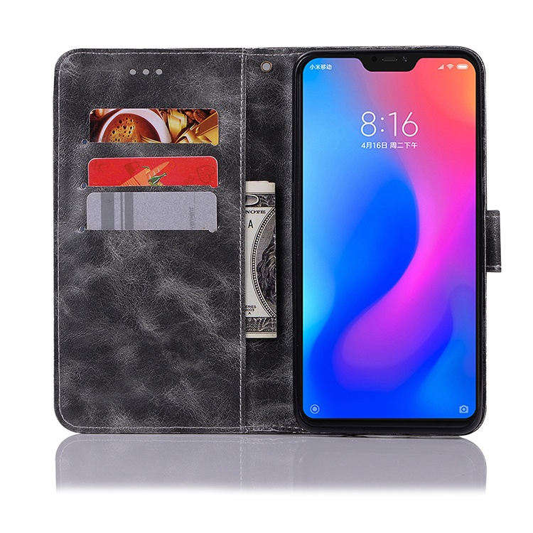 เคส Xiaomi Mi A2 Lite #เคสฝาพับเกรดพรีเมี่ยมแบบกระเป๋าสตางค์ หนัง PU Vintage