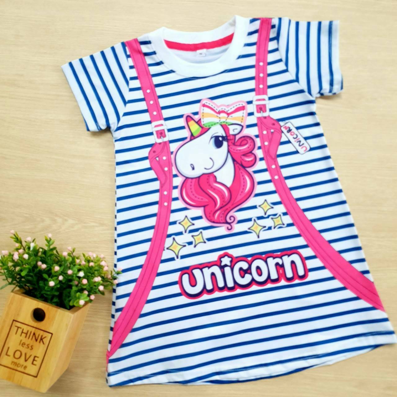 เดรสเด็กลาย Unicorn