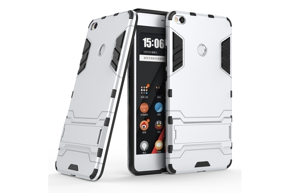 เคส Xiaomi Mi Max 2 #เคสฝาหลังไฮบริด Cool Guard TPU+PC พร้อม Kickstand ขาตั้งในตัว
