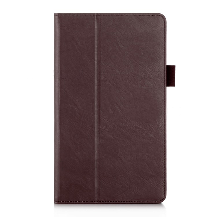 เคส Huawei MediaPad M3 8.4 นิ้ว มีหูหิ้วสวมนิ้ว หนัง PU อย่างดี #สีน้ำตาล พร้อมส่ง