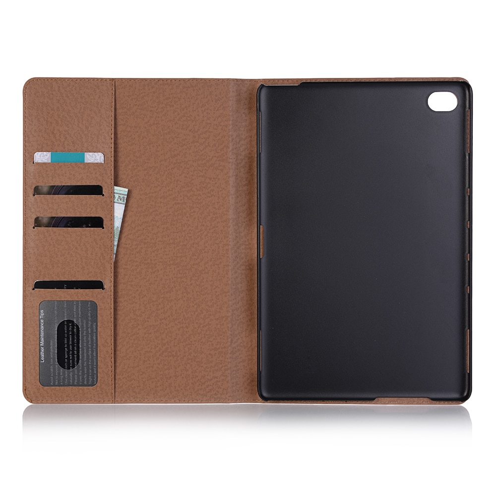 เคส Huawei MediaPad M5 Lite 10.1 #เคสฝาพับหนัง PU ผิวหนังม้าสไตล์ Retro แบบกระเป๋าสตางค์สมาร์ท Crazy Horse Texture Retro PU Leather