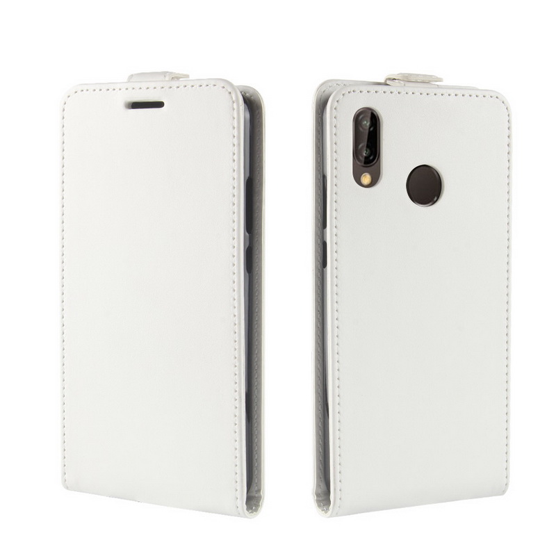 Case Huawei P20 Lite / Nova 3e #เคสฝาพับแนวตั้งหนัง PU ผิวหนังม้า Crazy Horse Skin Leather