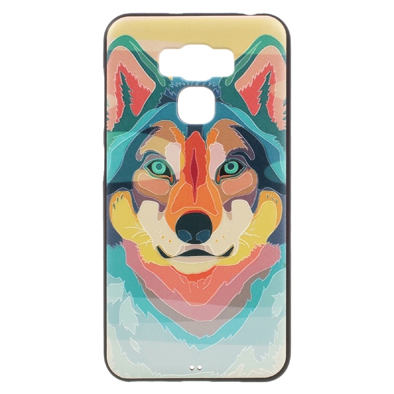 เคส Asus Zenfone 3 Max ZC553KL #เคสฝาหลัง TPU นิ่มพิมพ์ลายนูน Embossed Soft TPU Gel Mobile Phone Casing