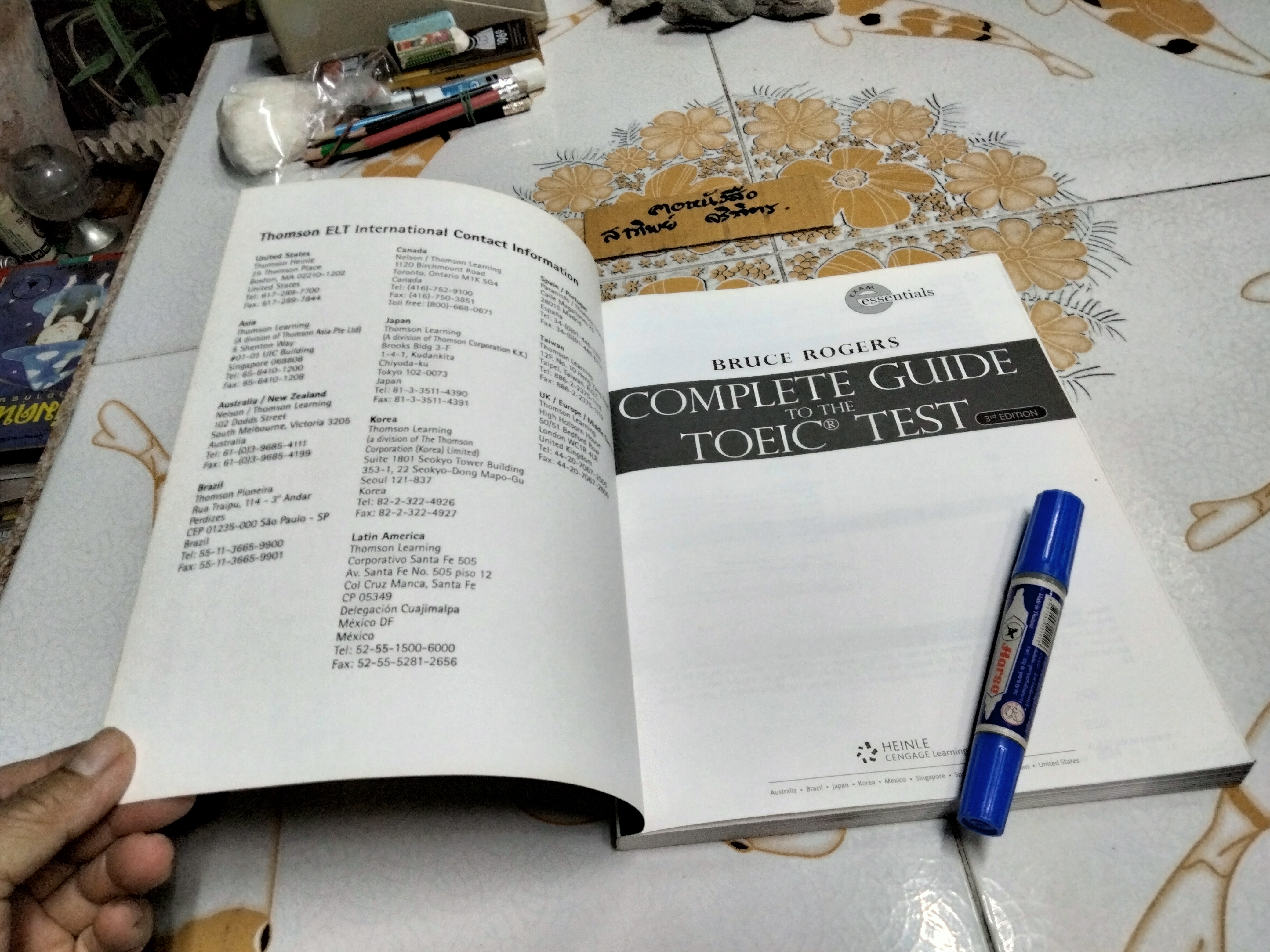 COMPLETE GUIDE TO THE TOEIC TEST (3rd Edition) , BRUCE ROGERS **สินค้าหมด**