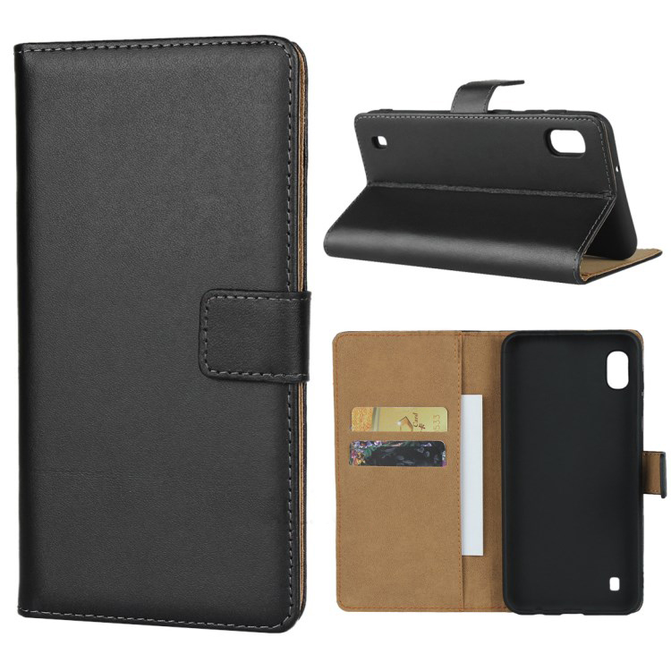 Case Samsung Galaxy A10 #เคสฝาพับหนังแยกแบบกระเป๋าสตางค์แถบปิดแม่เหล็ก