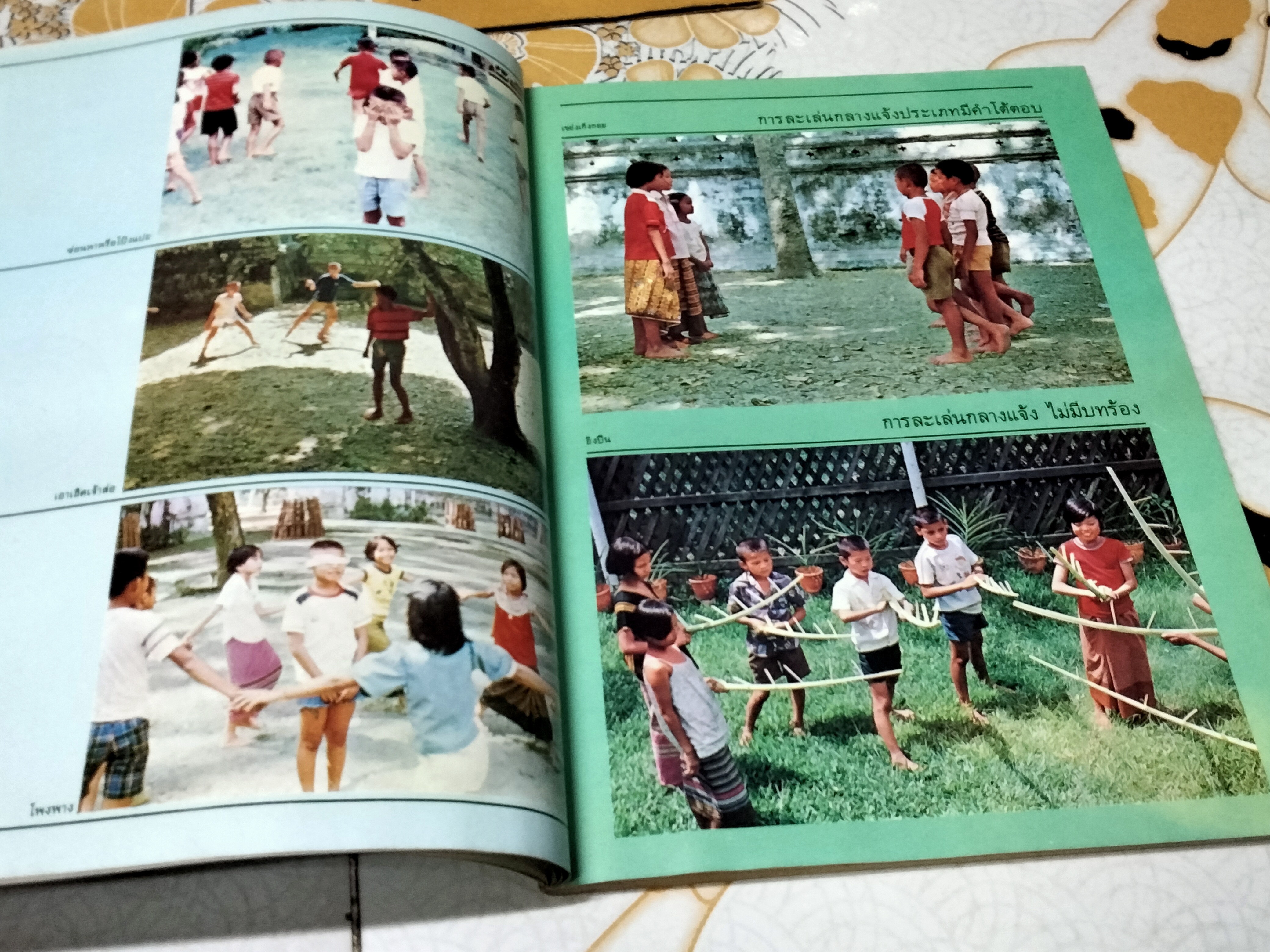การละเล่นของเด็กภาคกลาง งานวิจัยที่คณะกรรมการโครงการเผนยแพร่เอกลักษณ์ของไทยฯ ได้จัดพิมพ์ขึ้น **หนังสือจำหน่ายออกจากห้องสมุด