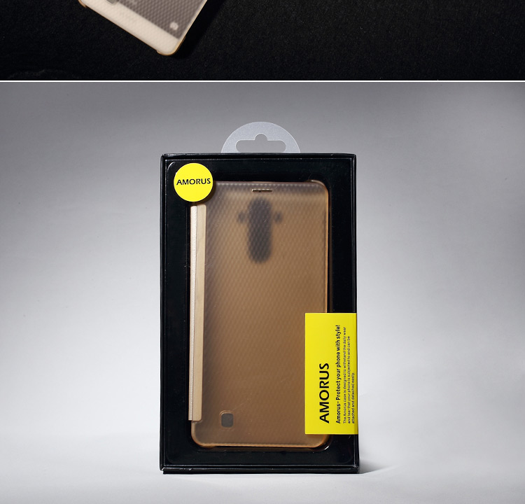 Case Huawei Mate 9 เคสฝาพับโปร่งแสง AMORUS