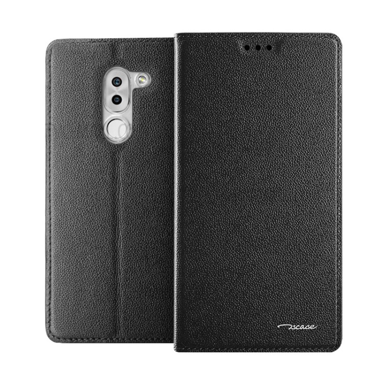 Case Huawei GR5 2017 เคสฝาพับหนังแท้ TSCASE