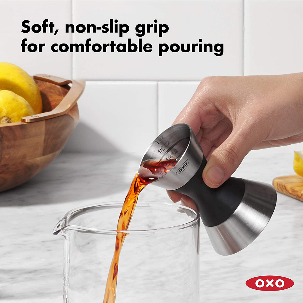 (OXO) Steel Double Jigger จิกเกอร์สแตนเลส ถ้วยตวงสแตนเลส