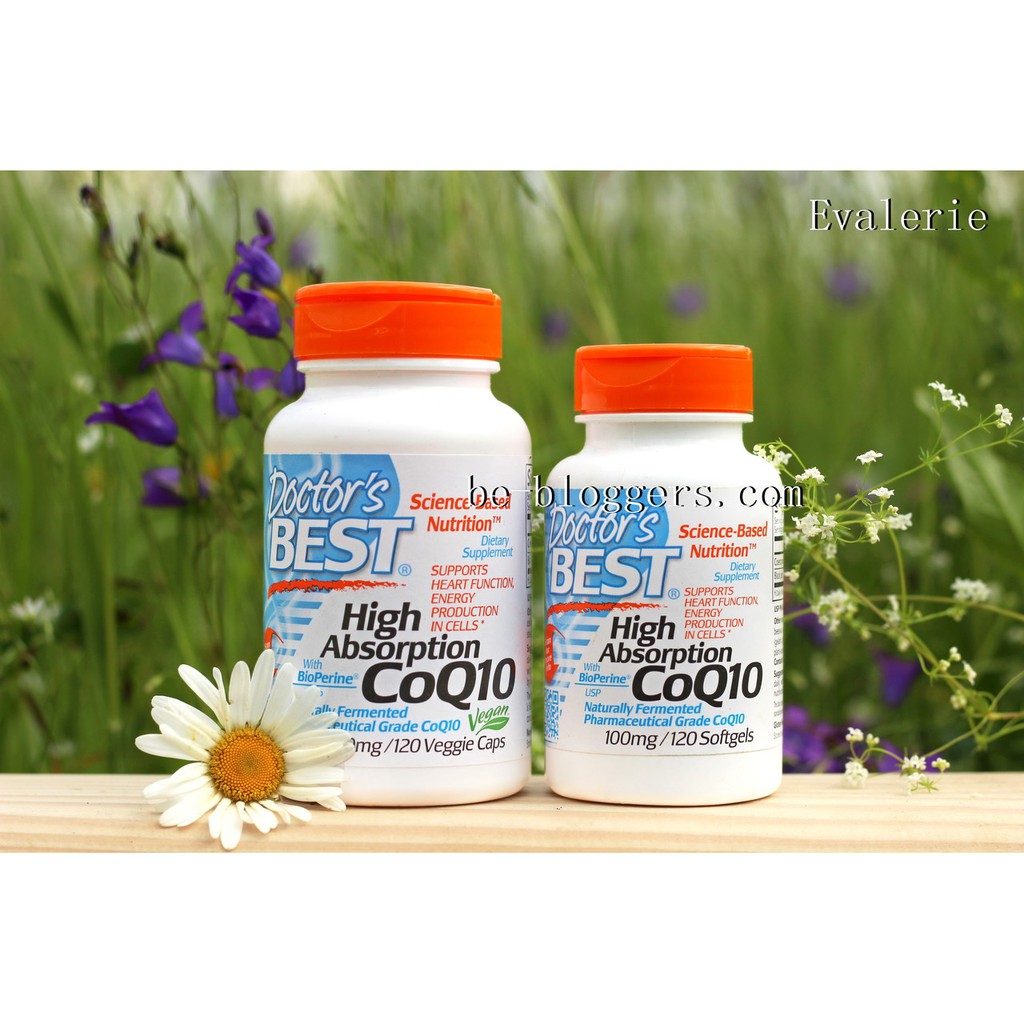 Doctor's Best® USP Verified-High Absorption CoQ10 with BioPerine 100 mg 360 Veggie Capsules ช่วยโรคหัวใจ ความดัน ไมเกรน