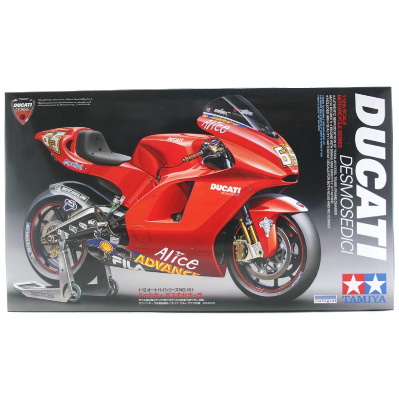 14101 1/12 Scale Model Sports Bike Motorcycle Kit Ducati Desmosedici