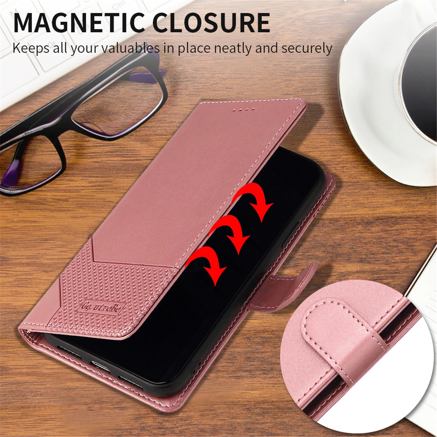 เคส iPhone 13 Pro Max #เคสฝาพับหนัง PU สไตล์กระเป๋าสตางค์พร้อมช่องใส่การ์ด Luxury Flip Stand Card PU Leather Phone Wallet Cover Case