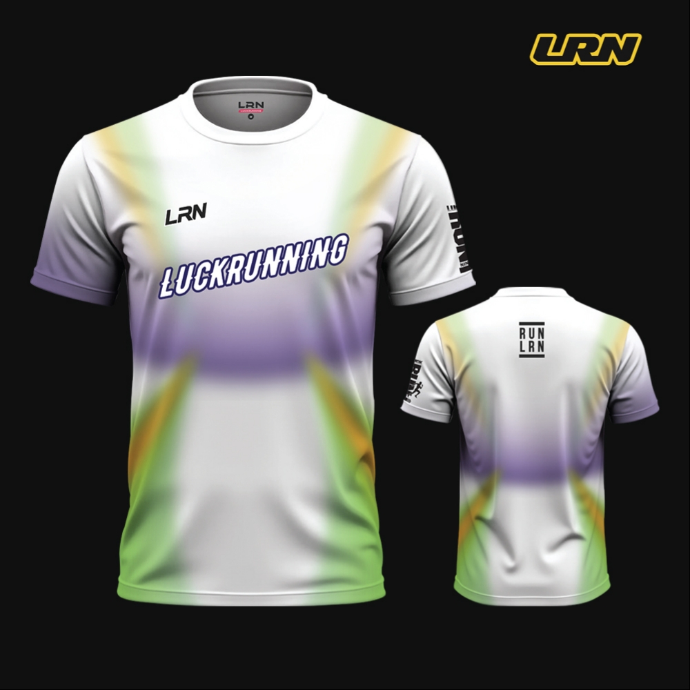 เสื้อวิ่งพิมพ์ลาย LRN เนื้อผ้า Super Air Flow (SF06)