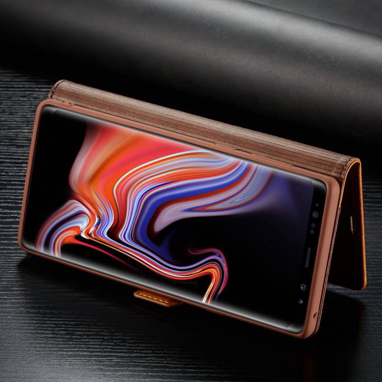 Case Samsung Galaxy Note 9 #เคสฝาพับหนัง PU สไตล์กระเป๋าสตางค์พร้อมช่องใส่การ์ด Fashion Retro Card Slot Wallet Flip Cover PU Leather Phone Case