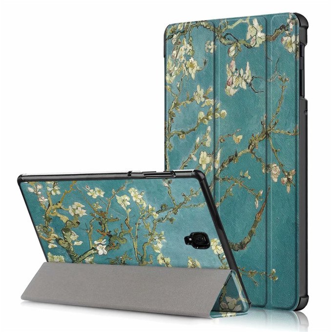 Case Samsung Galaxy Tab S4 10.5 นิ้ว (SM-T380 / T835 / T837) #เคสฝาพับหนัง PU พิมพ์ลาย Pattern Printing Tri-fold