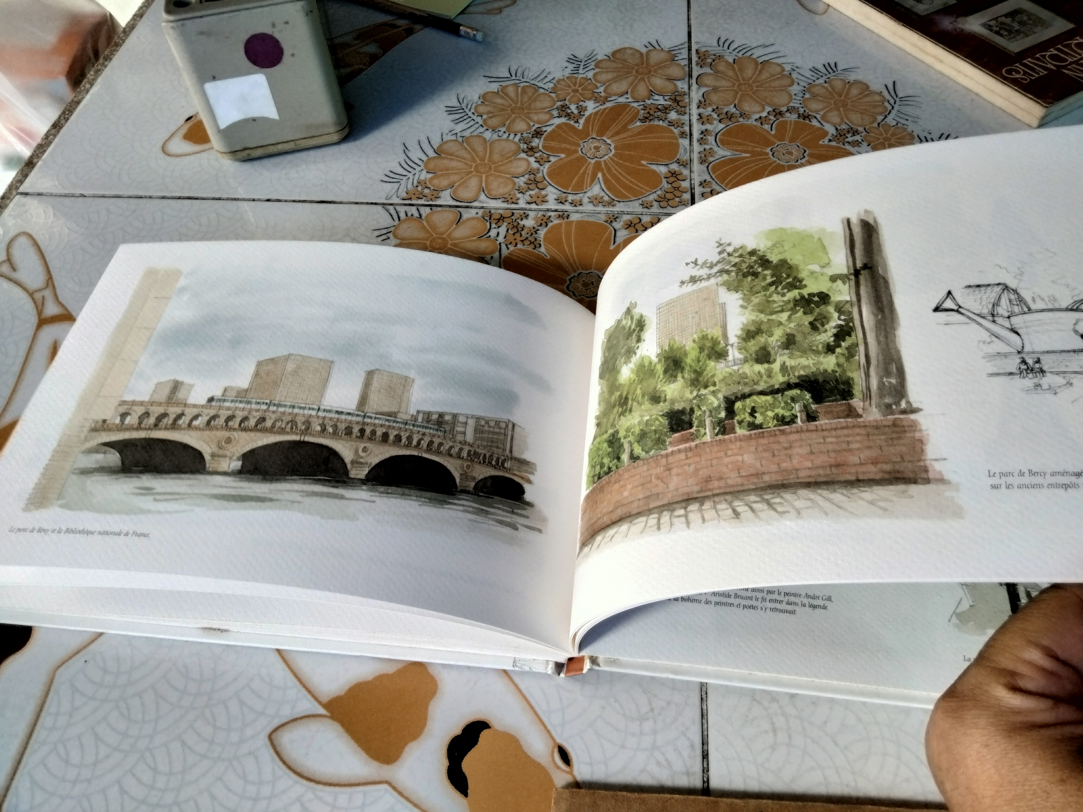 PARIS EN SEINE โดย Patrick Cauvin และ Francoise Baume - ปกแข็ง