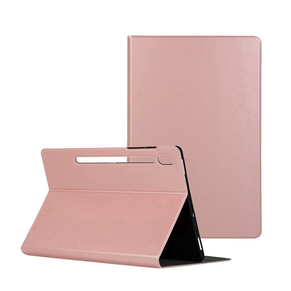 เคส Samsung Galaxy Tab S7 FE 12.4"(T730,T736) #เคสฝาพับหนัง PU+TPU พับตั้งได้ PU Leather Protection Case with Stand