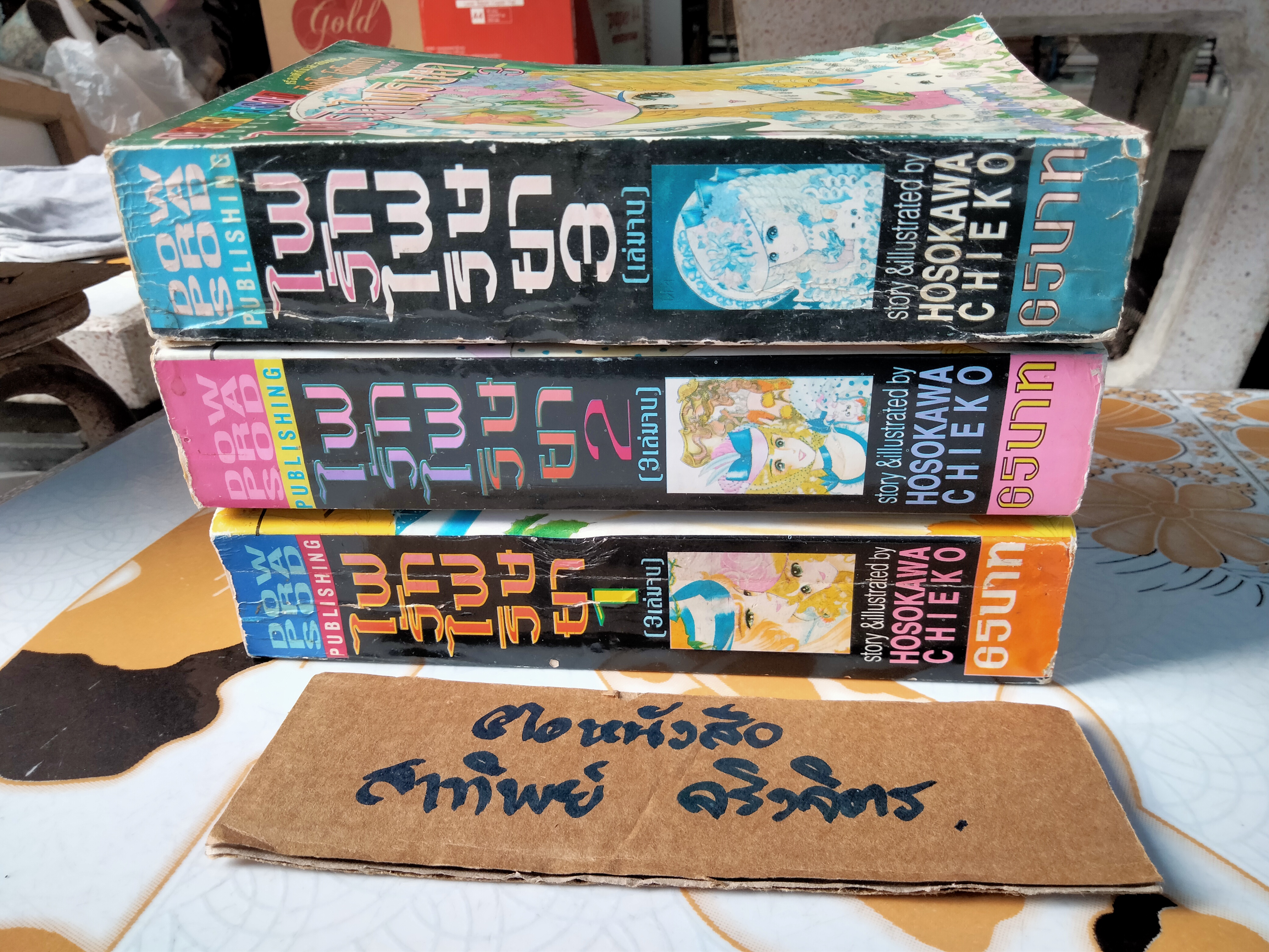 หนังสือการ์ตูน ไฟรักไฟริษยา (3 เล่มจบ) - ชิเอโกะ โฮโซกาว่า (ผู้เขียนคำสาปฟาโรห์) **สินค้าหมด**