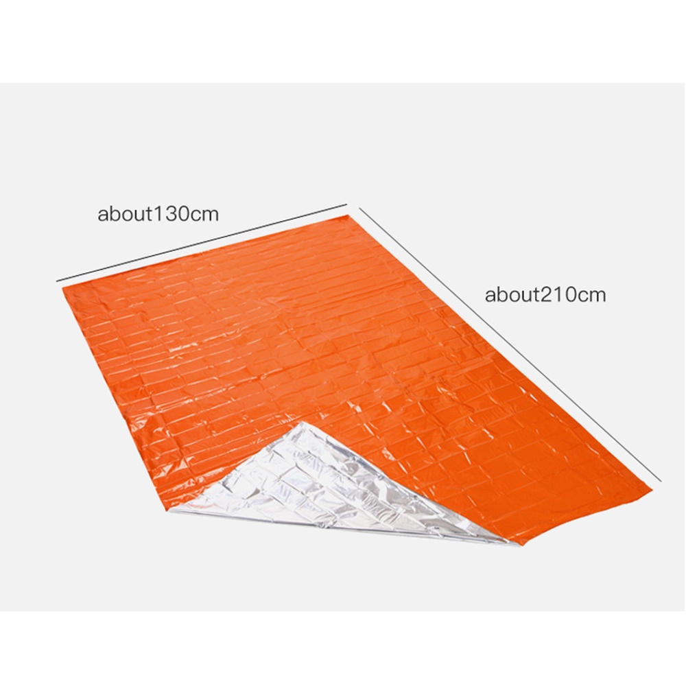 ผ้าห่มฉุกเฉิน Emergency Blanket อุปกรณ์ช่วยชีวิตและเพิ่มความอบอุ่นให้ร่างกาย (J1)